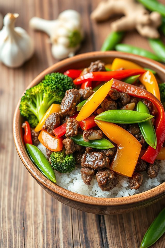 beef vegetables quick stir fry