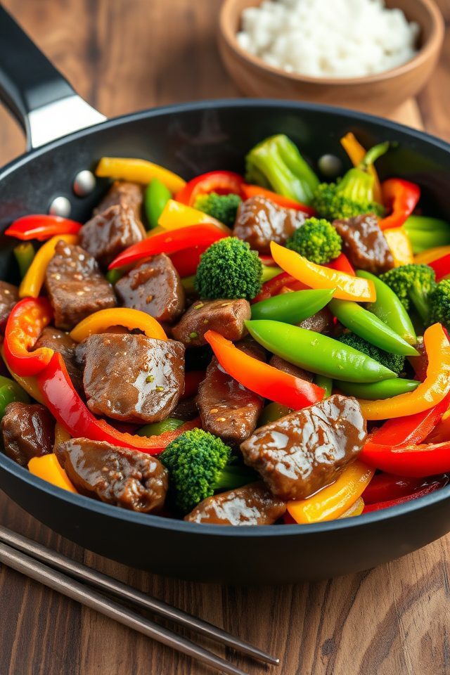beef vegetables quick stir fry
