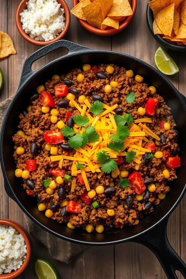 beef with mexican flavors