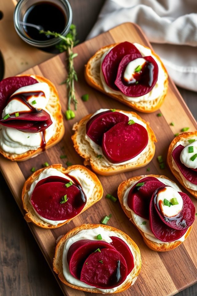 beet goat cheese appetizer