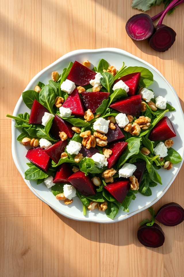 beet goat cheese salad