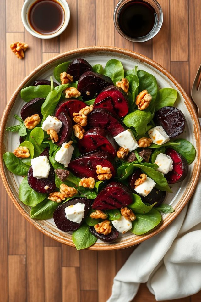 beet goat cheese salad