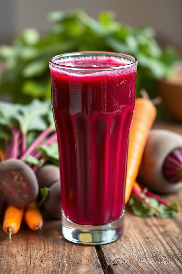 beetroot carrot healthy juice