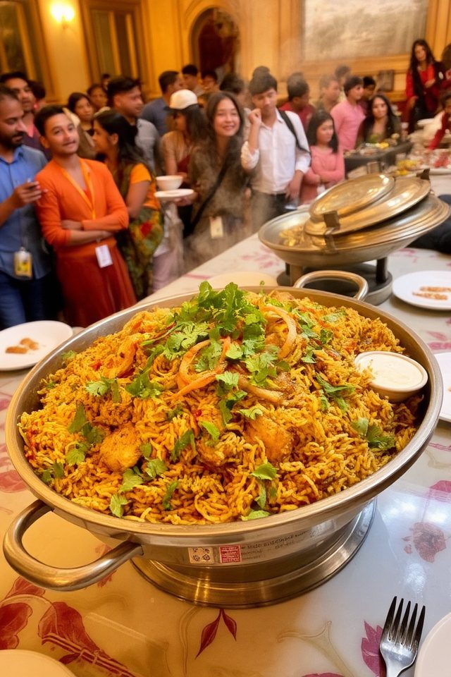 biryani for large crowds