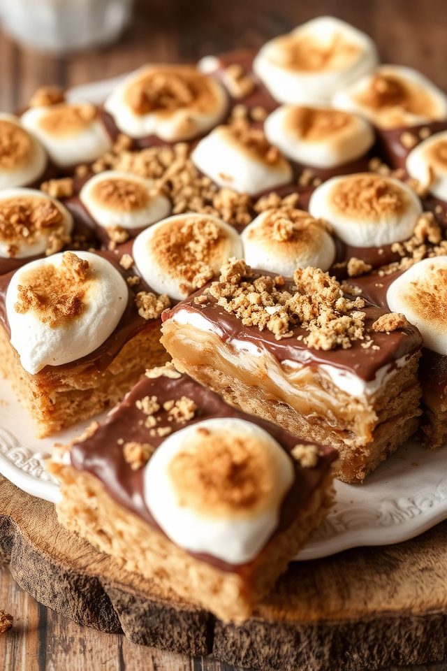 biscoff s mores dessert bars