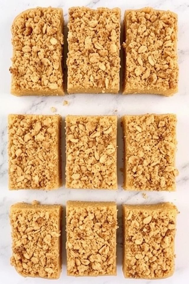 biscoff sweet crumble bars