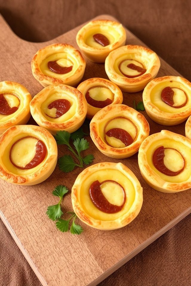 bite sized smokie quiches