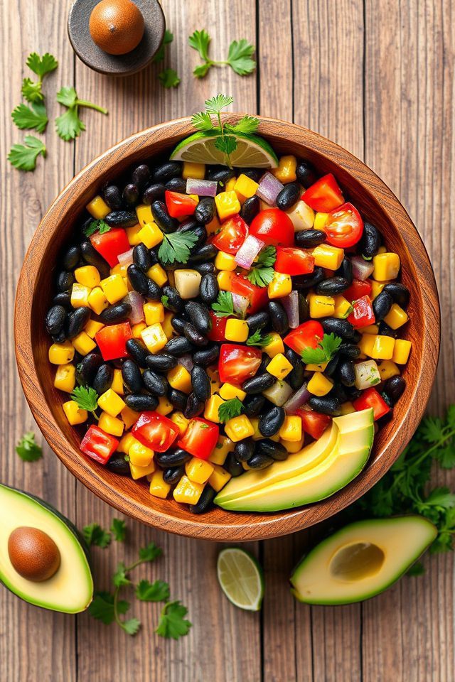 black bean corn salad