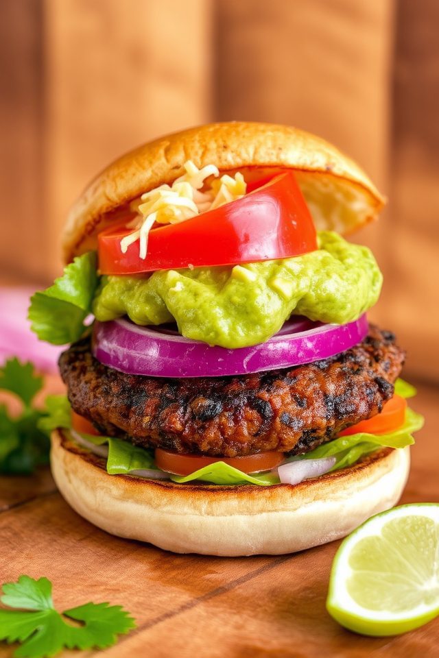 black bean veggie burgers