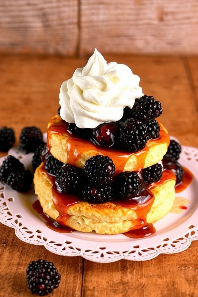 blackberry bourbon dessert delight