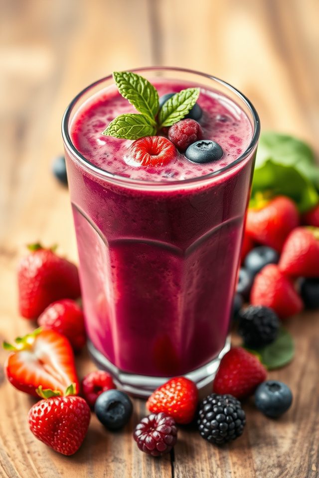 blended fruit drink recipe