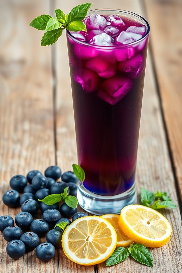 blueberry basil energy drink