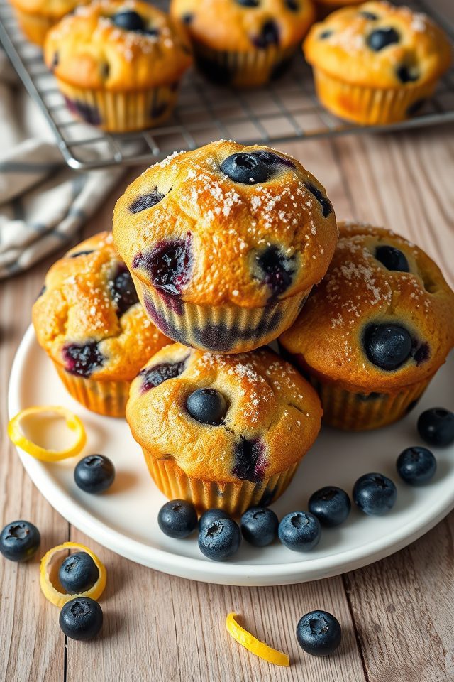 blueberry muffins cake mix
