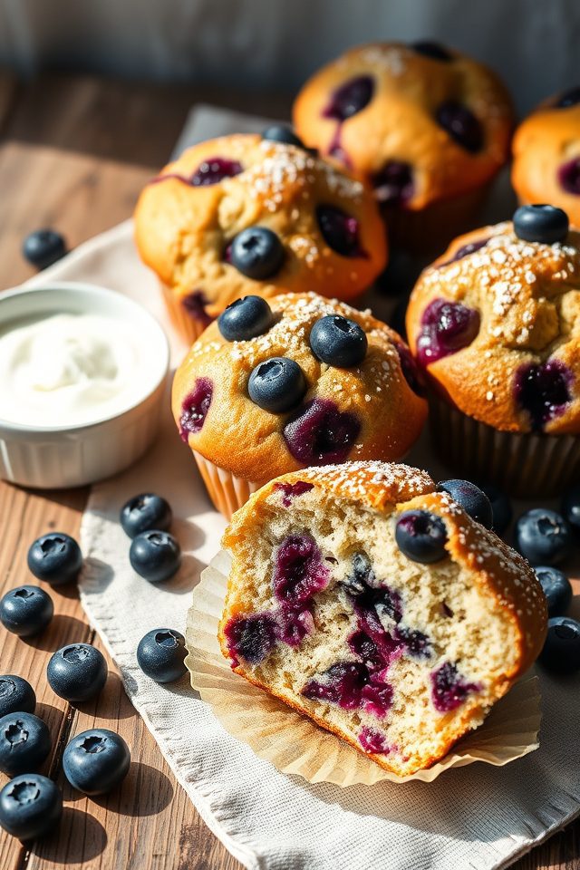 blueberry yogurt muffin recipe
