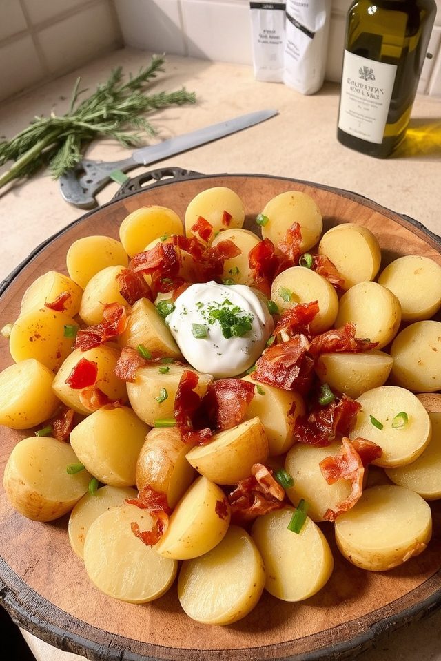 boiled potatoes with twist