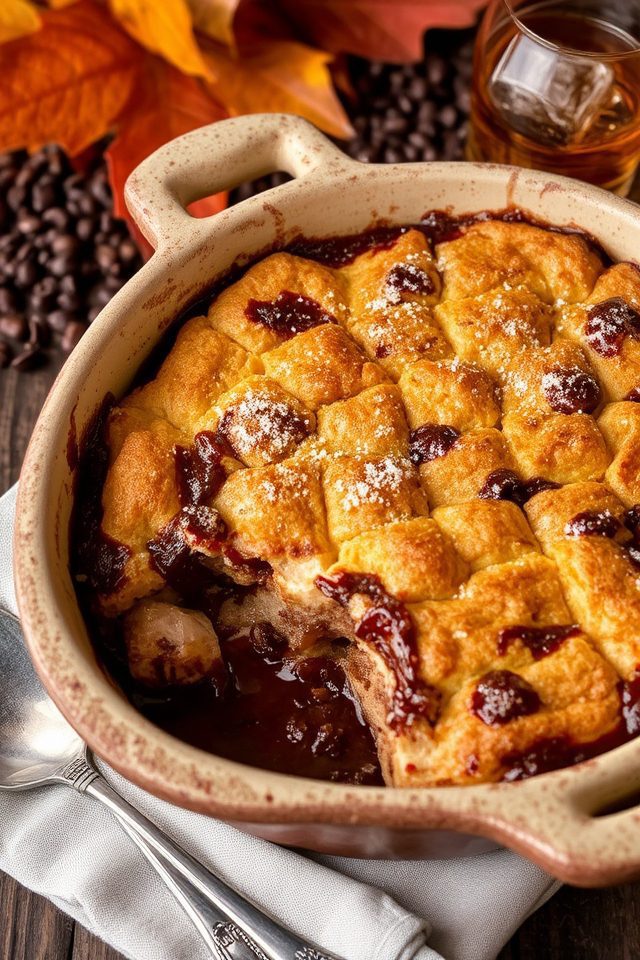 bourbon soaked chocolate bread