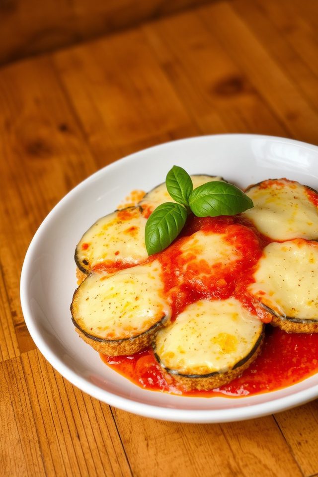 breaded eggplant italian dish