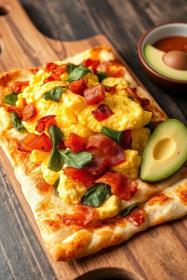 breakfast flatbread delicious options