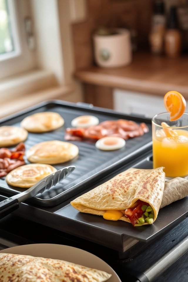 breakfast on the grill