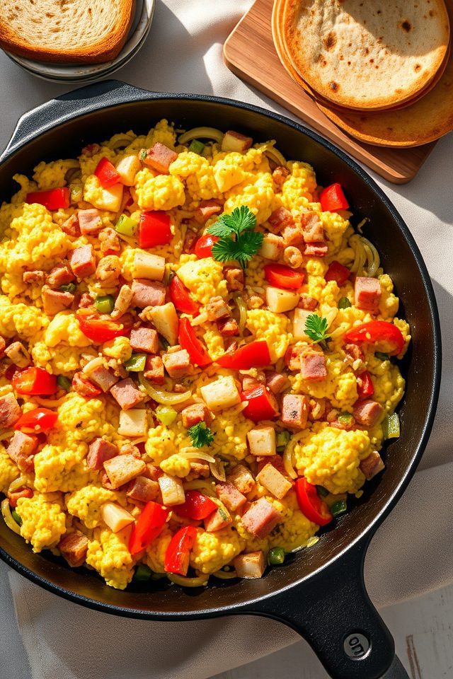 breakfast themed dinner recipe