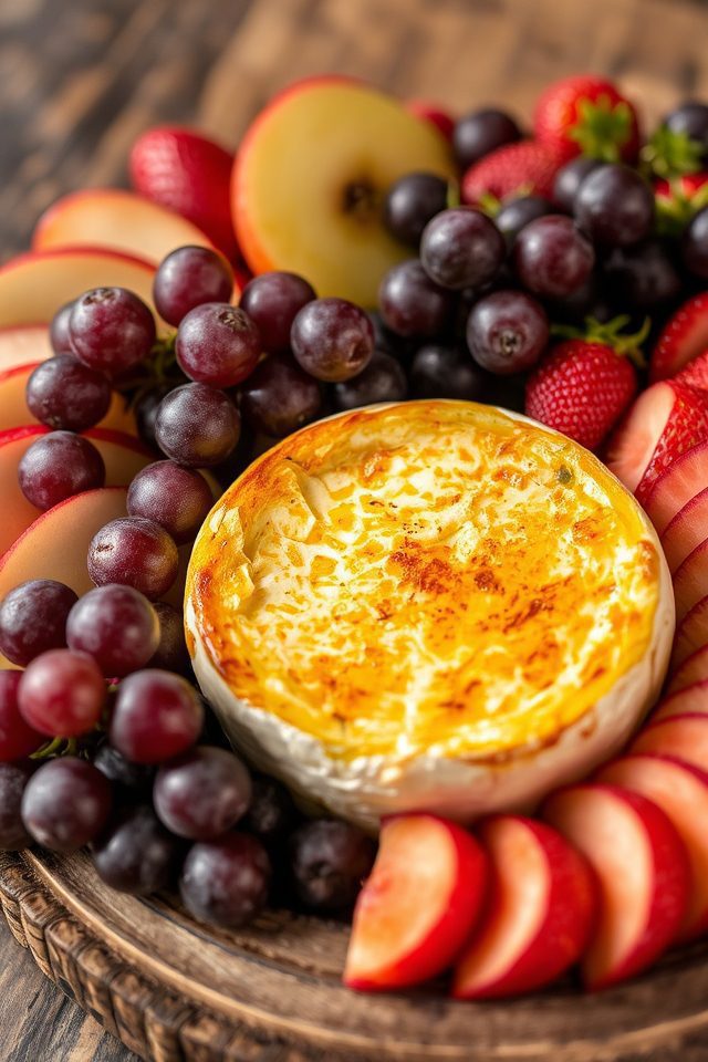 brie and fresh fruit
