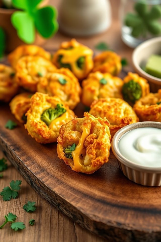 broccoli cheese snack appetizer