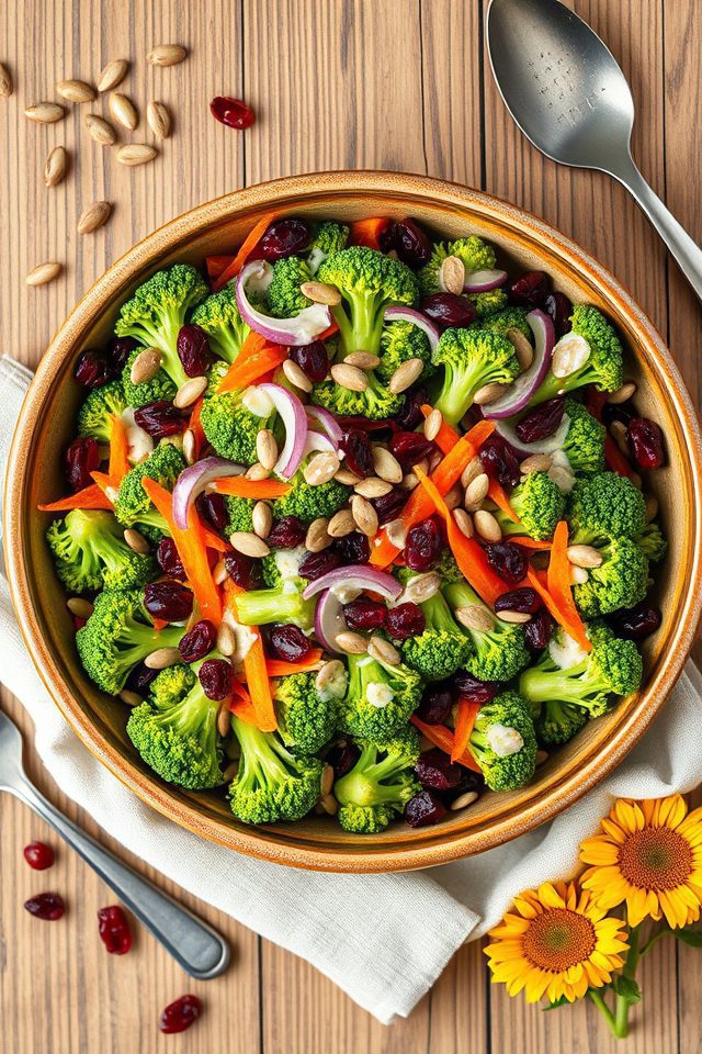 broccoli salad sunflower seeds