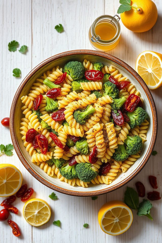 broccoli sun dried tomato salad