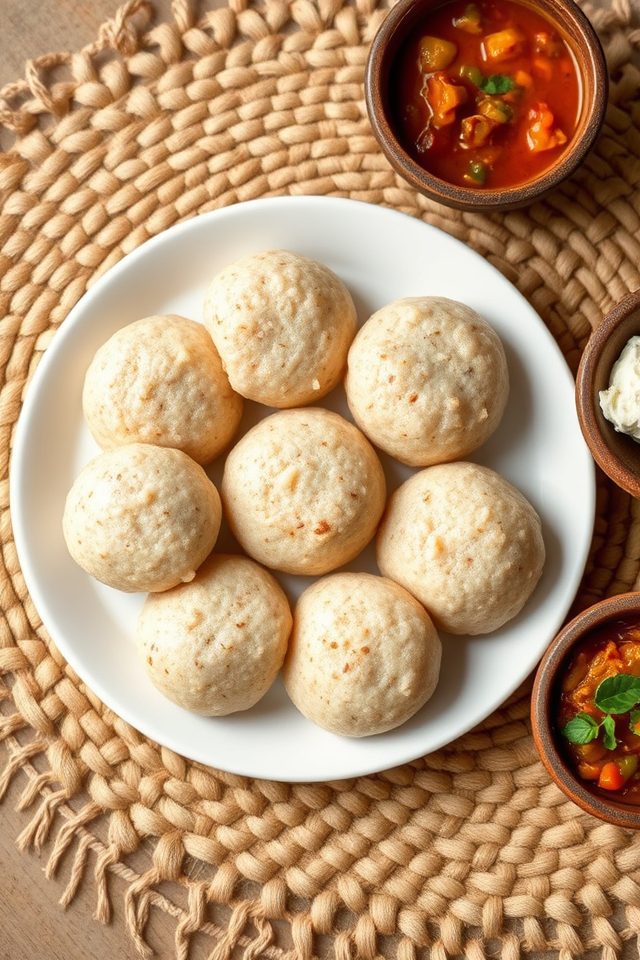 brown rice lentil idli