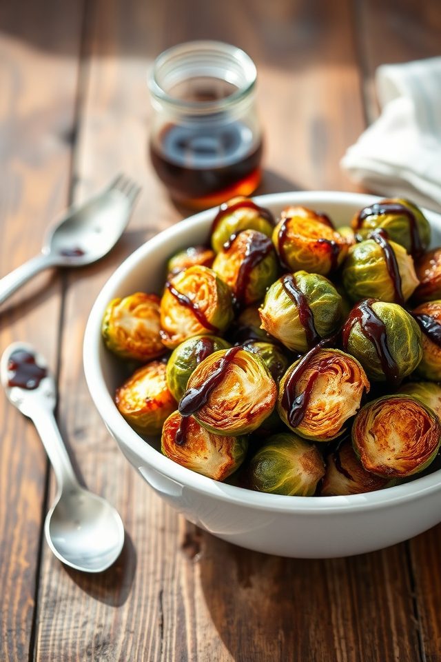 brussels sprouts balsamic roasted