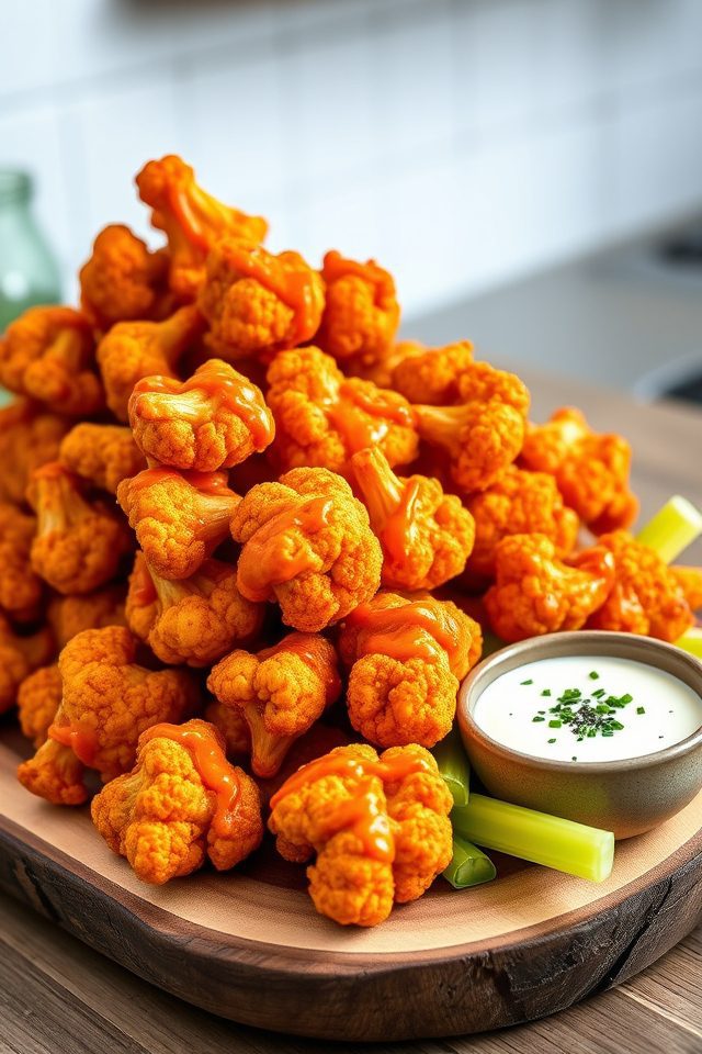 buffalo cauliflower vegan wings