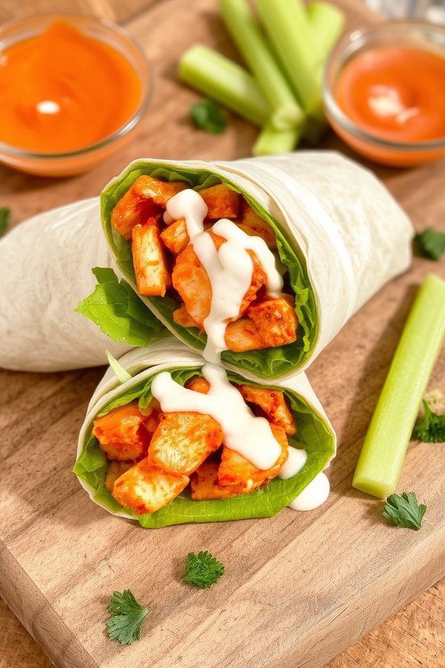 buffalo chicken wrap ingredients