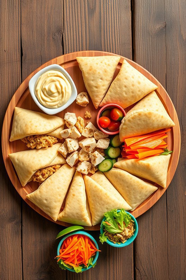 build your own pita bar