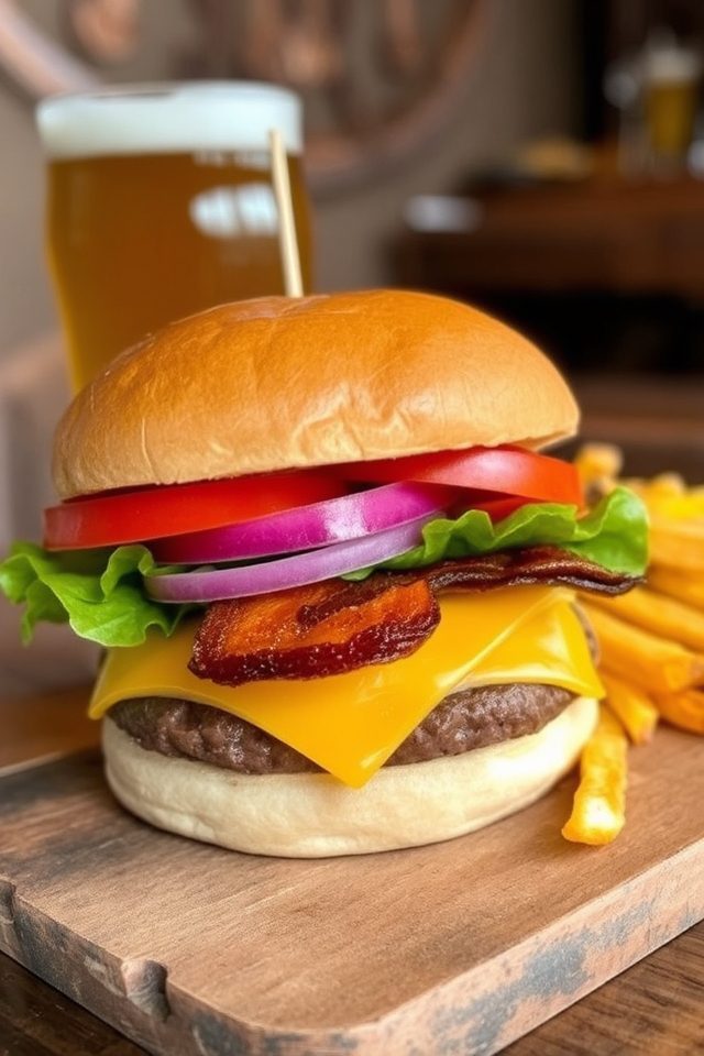 burgers with tasty toppings