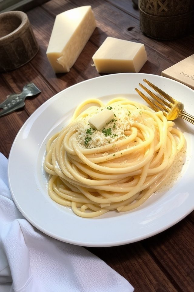butter cream parmesan cheese