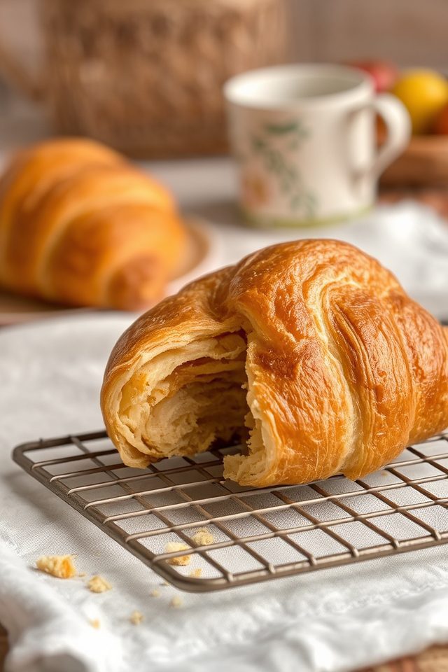 buttery flaky french pastry
