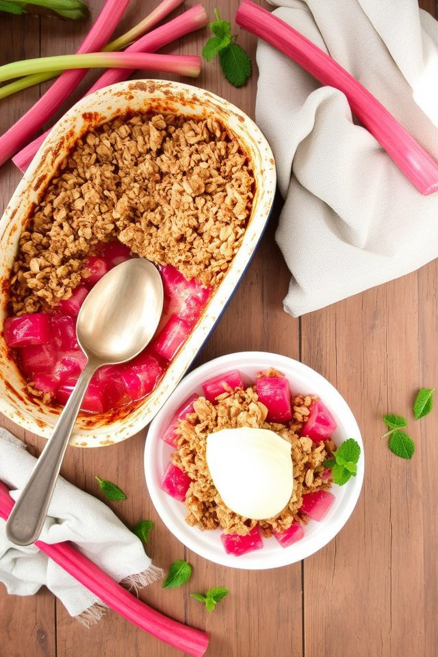buttery oat crisp topping