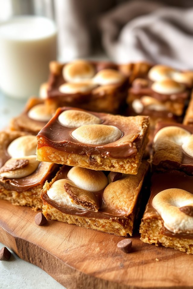 campfire treat dessert bars