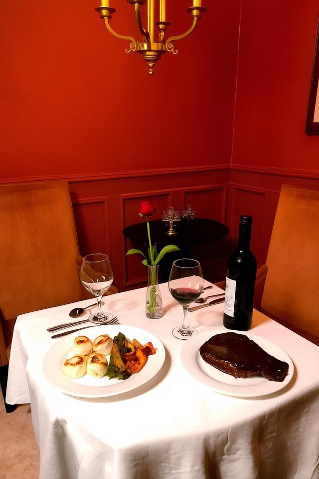 candlelit dinner for two