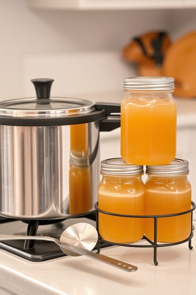 canning chicken broth safely