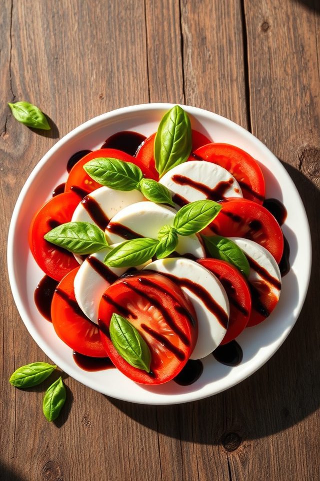 caprese salad balsamic drizzle