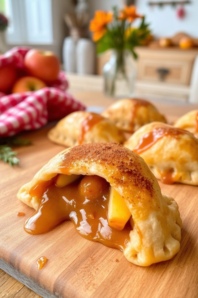 caramel apple pastry treats