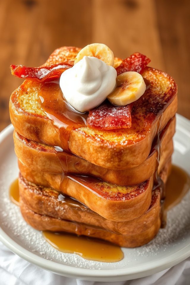caramelized banana french toast