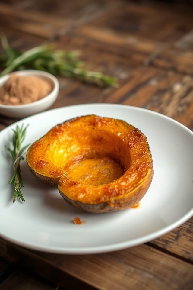 caramelized squash with sugar