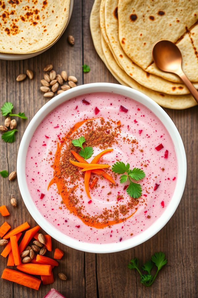 carrot beetroot yogurt salad