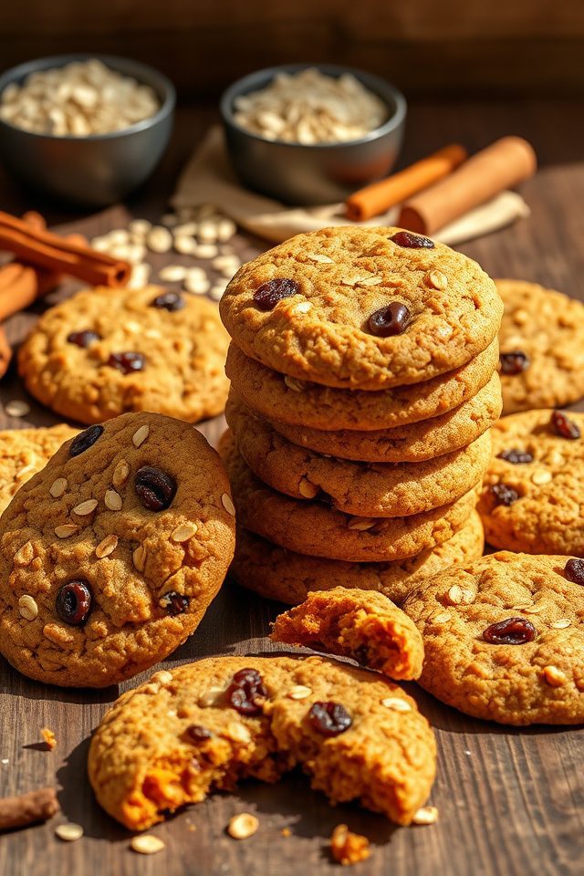carrot infused oatmeal cookies