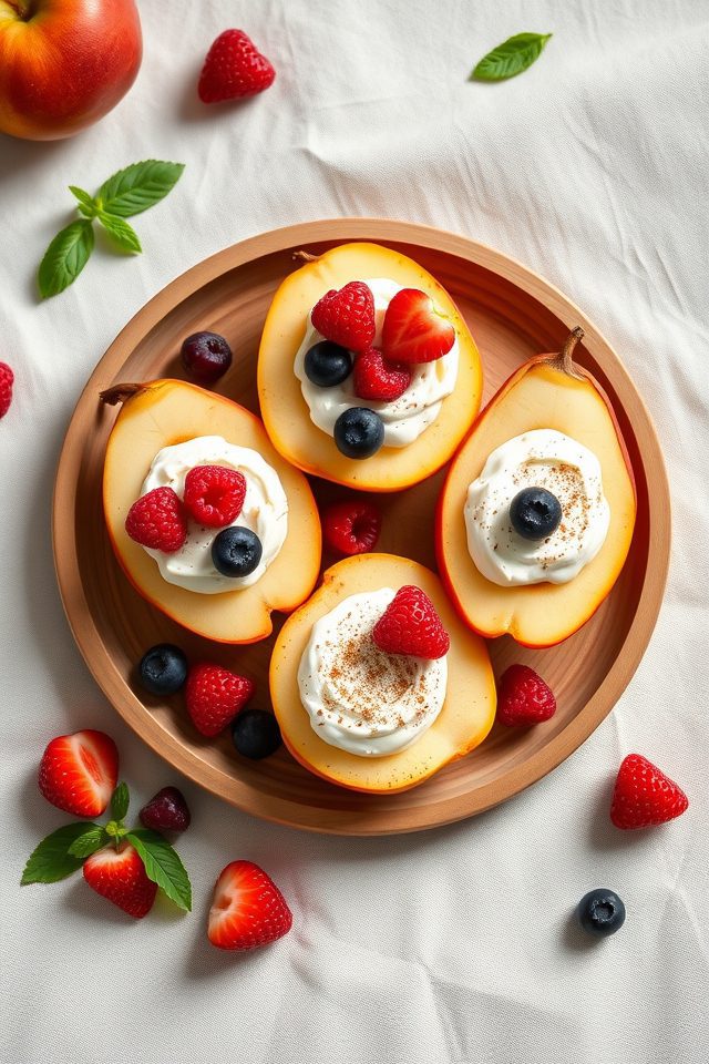 cheese fruit serving idea