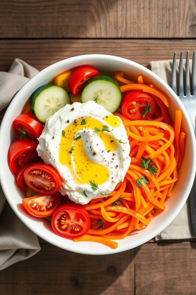 cheese vegetable healthy bowl