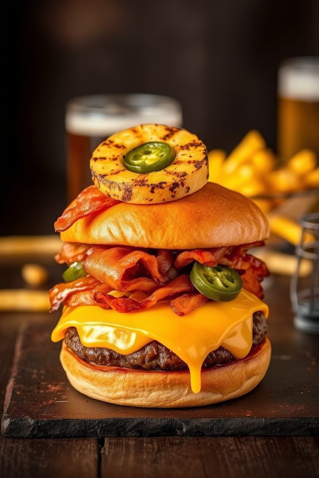cheeseburgers with unique twists