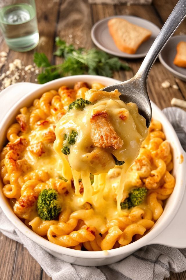 cheesy chicken broccoli casserole